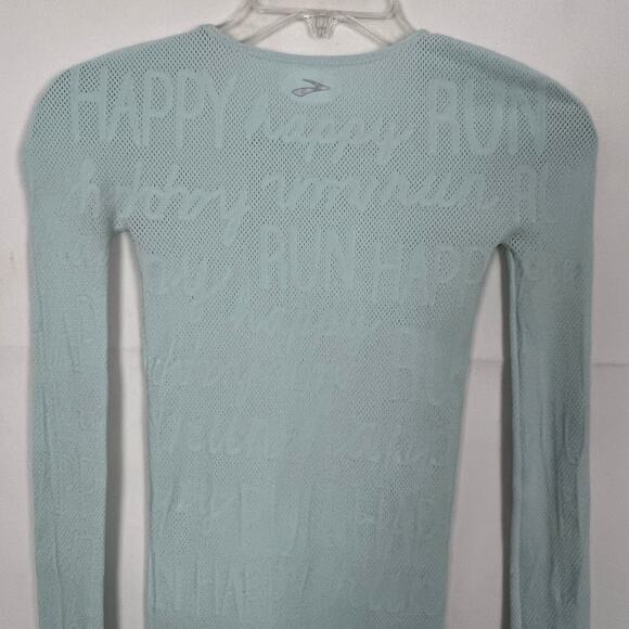 Brooks Girls Work Out Long Sleeve Pullover L Breathable - Picture 6 of 9
